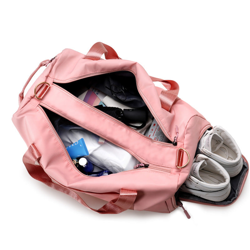 "Ultimate Waterproof Fitness Sports Travel Bag - Stylish Duffel Weekender for Women and Men - Perfect for Swim, Gym, and Travel"